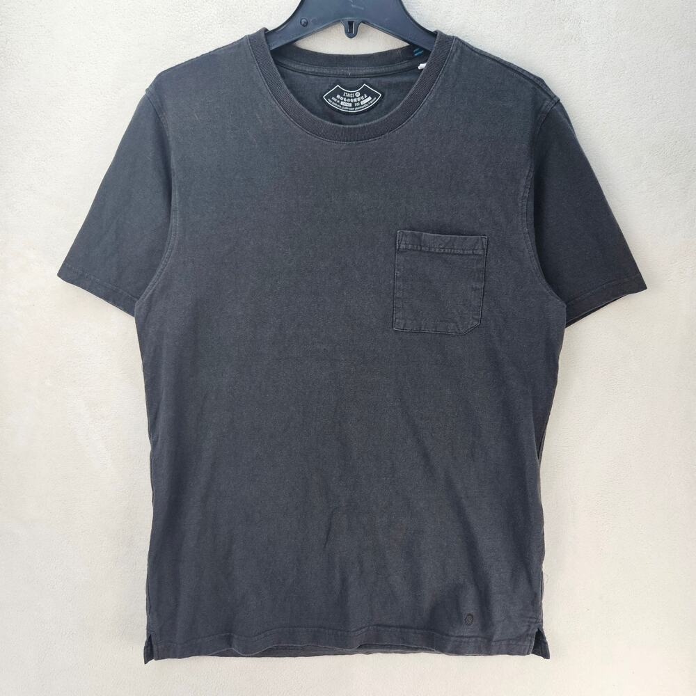 STANCE LARGE MADE IN JAPAN CHARCOAL GREY PRE SHRUNK SLOW KNIT LOOPWHEEL TEE